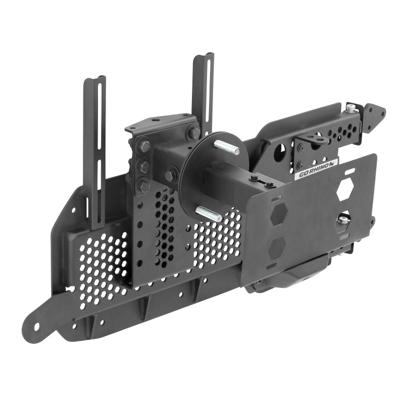 Go Rhino 08-22 Jeep Wrangler JL/JLU Body Mount Spare Tire Carrier - Tex. Blk 27137T