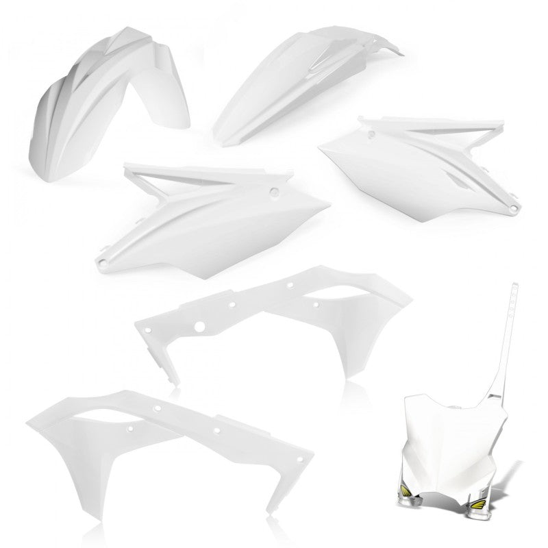 Cycra 17-20 Kawasaki KX250F 5-pc Replica Body Kit White 1CYC-9419-42