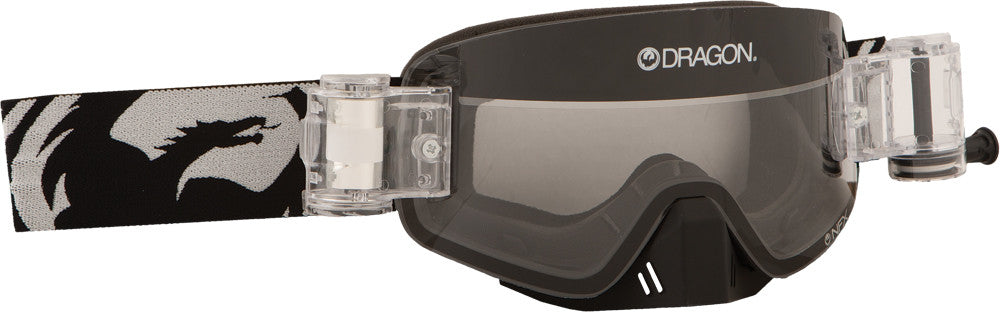 DRAGON Nfx Goggle Coal W/Clear Rapid Roll Lens 722-1519