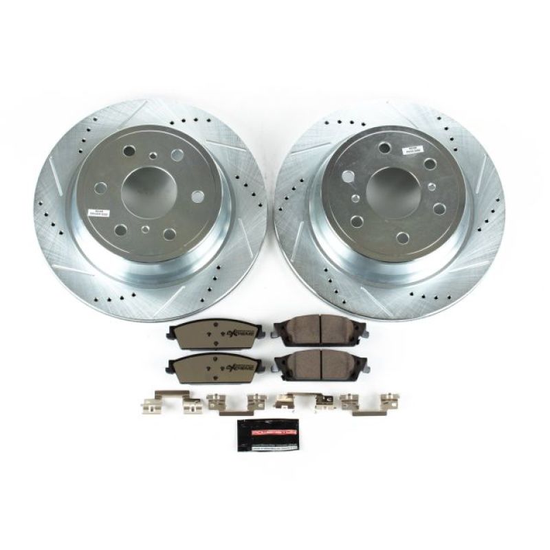 Power Stop 15-19 Cadillac Escalade Rear Z36 Truck & Tow Brake Kit K6562-36