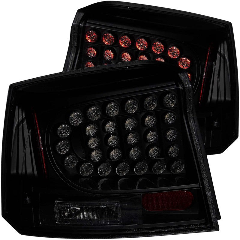 ANZO 2006-2008 Dodge Charger LED Taillights Dark Smoke 321229