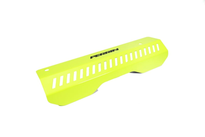 Perrin 22-23 Subaru WRX Pulley Cover (Short Version - Works w/AOS System) - Neon Yellow PSP-ENG-154NY