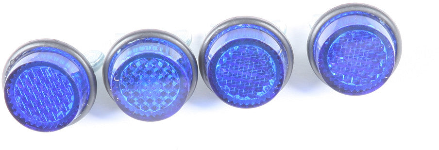 CHRIS PRODUCTS Mini-Reflectors Blue 4/Pk CH4B