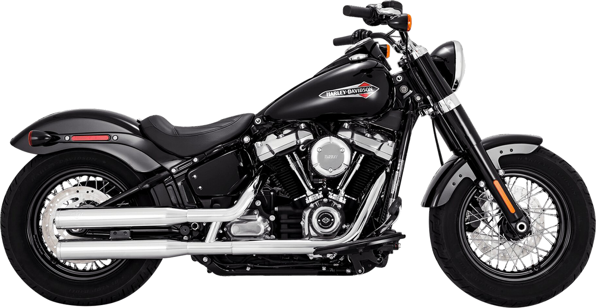 VANCE & HINES Eliminator 300 Slip-On Mufflers - Chrome Softail 2018-2022 16312