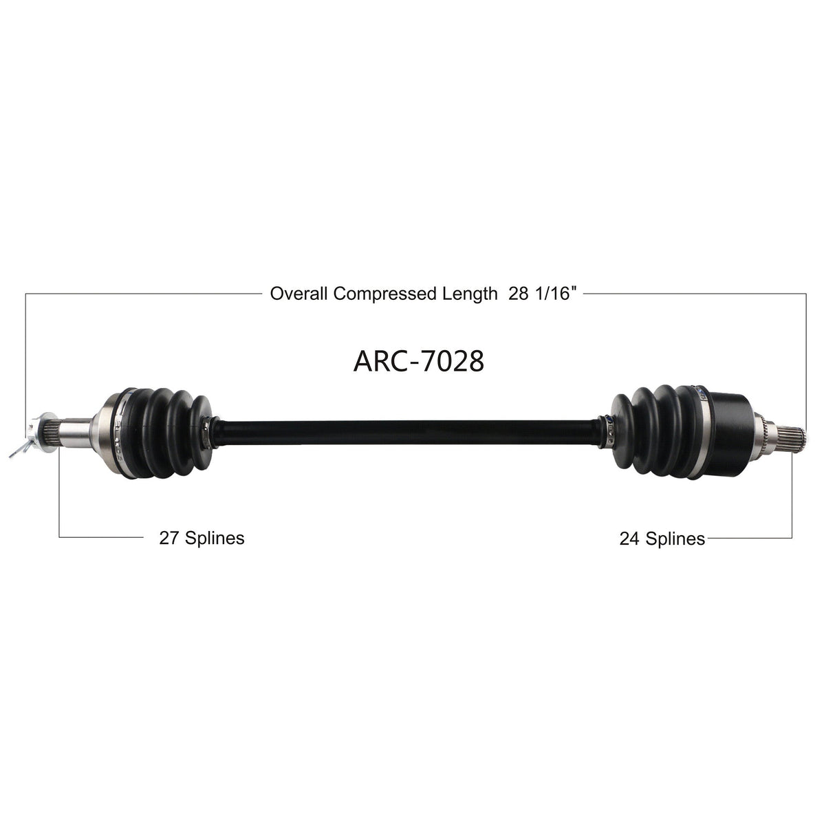 OPEN TRAILOe 2.0 Axle FrontARC-7028