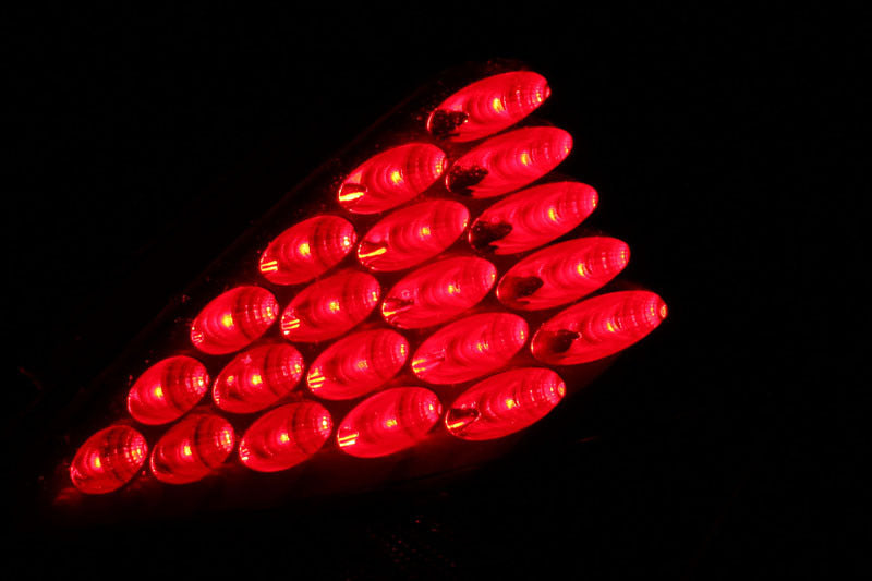 ANZO 2003-2005 Nissan 350Z LED Taillights Black 321099