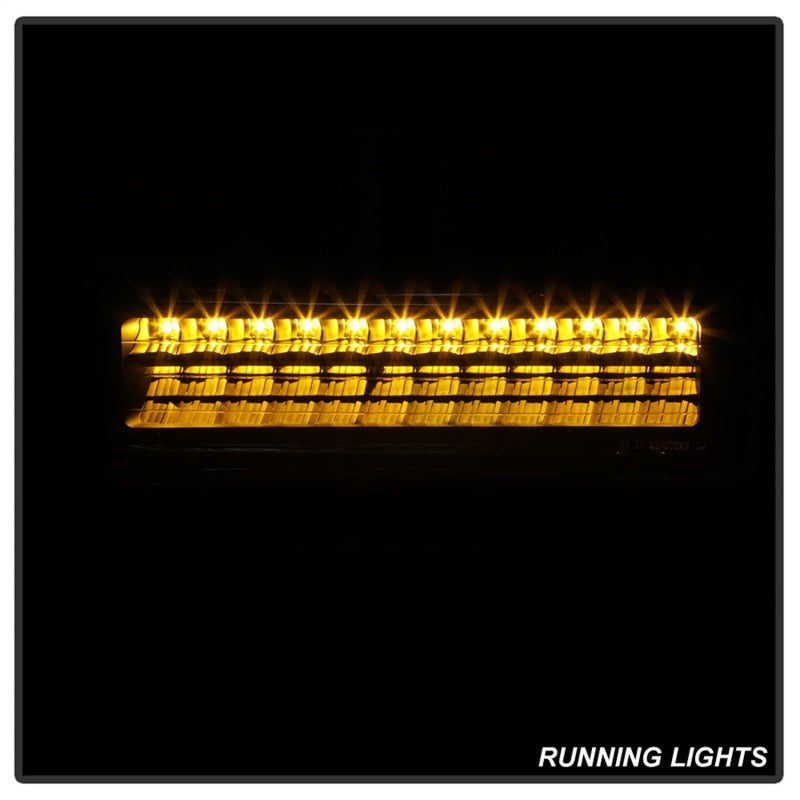 Xtune 92-94 Blazer Full Size Corner/LED Bumper Headlights Black HD-JH-CCK88-LED-AM-BK-SET 5069542