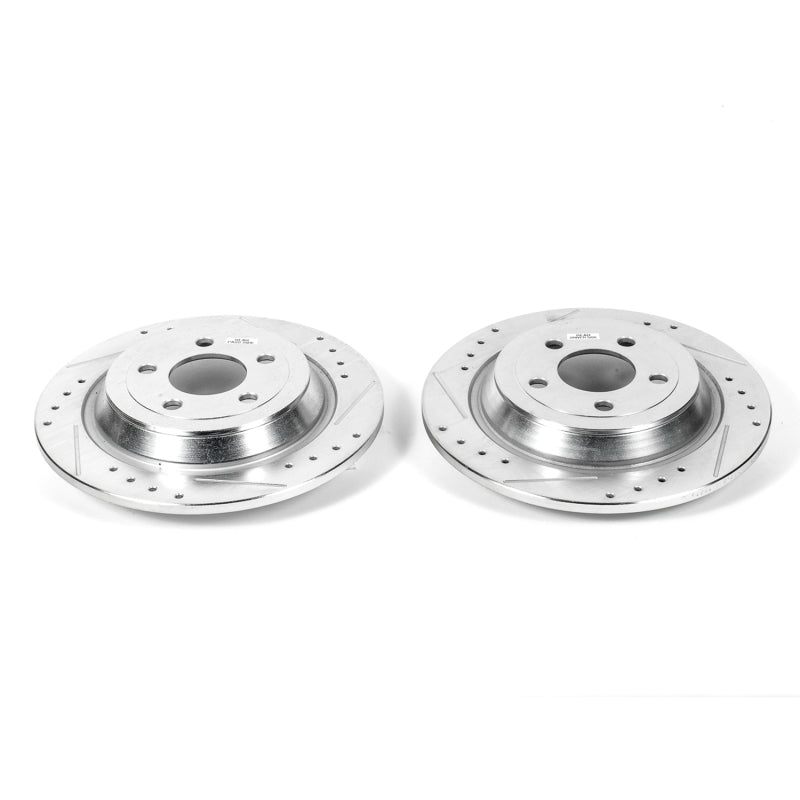 Power Stop 15-17 Ford F-150 Rear Evolution Drilled & Slotted Rotors - Pair AR85164XPR