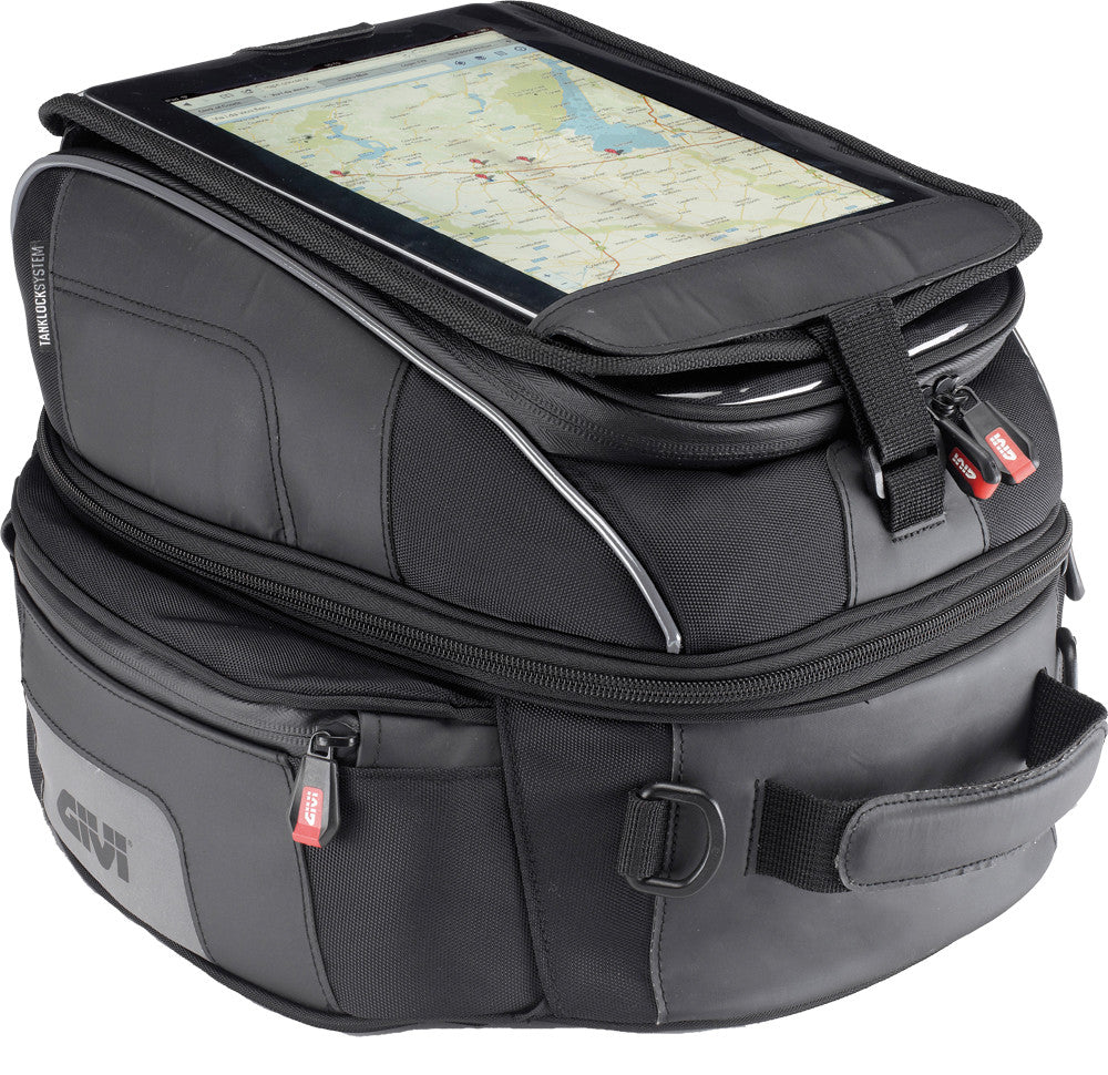GIVI Tanklock Tankbag 25l 9.8x13.0x9.0-11.0" XS306