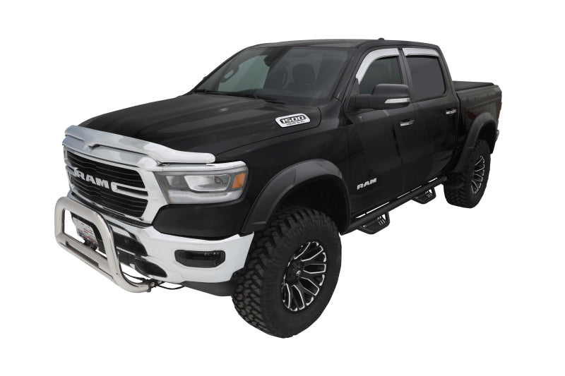 Bushwacker 19-22 Ram 1500 (Excl. Rebel/TRX) 76.3 & 67.4in Bed DRT Style Flares 4pc - Blk / Smooth 50934-02