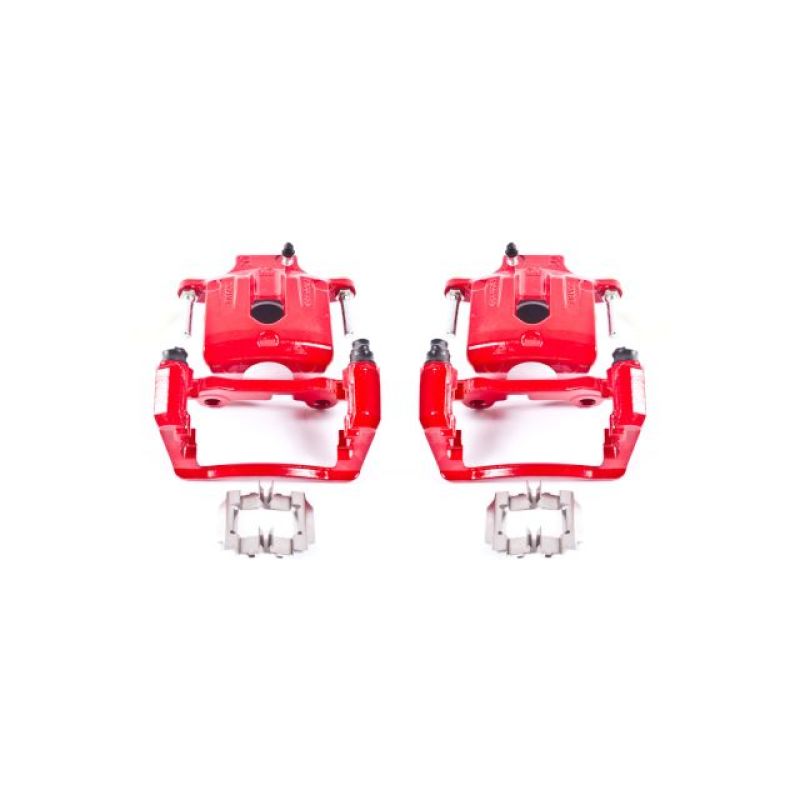 Power Stop 04-07 Buick Rainier Rear Red Calipers w/Brackets - Pair S4804