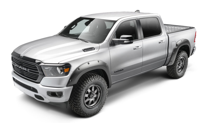 Bushwacker 19-22 Ram 1500 (Excl. Rebel/TRX) 76.3 & 67.4in Bed Forge Style Flares 4pc - Tex. Blk 58131-08