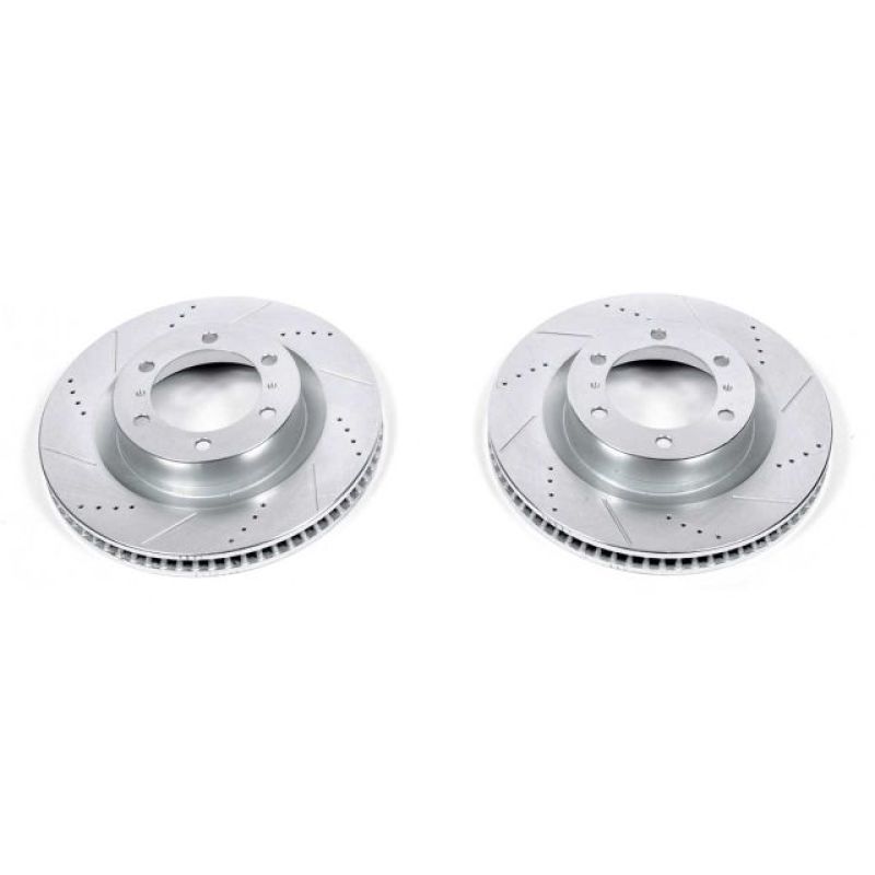 Power Stop 10-19 Lexus GX460 Front Evolution Drilled & Slotted Rotors - Pair JBR1395XPR