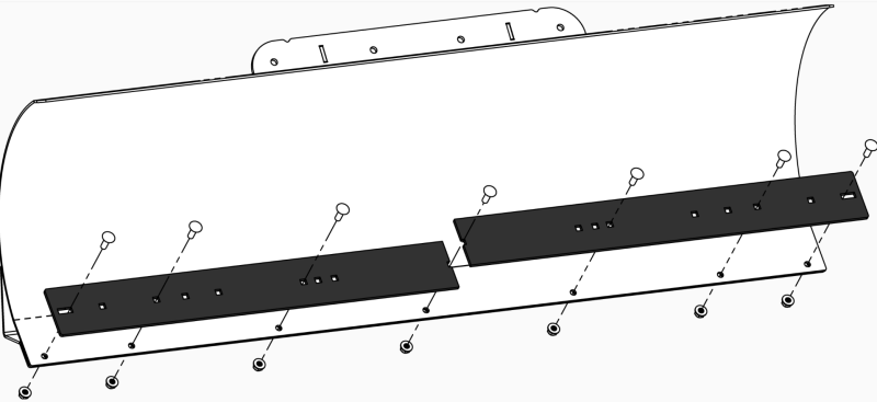 KFI 48 in. Universal Wear Bar 106248