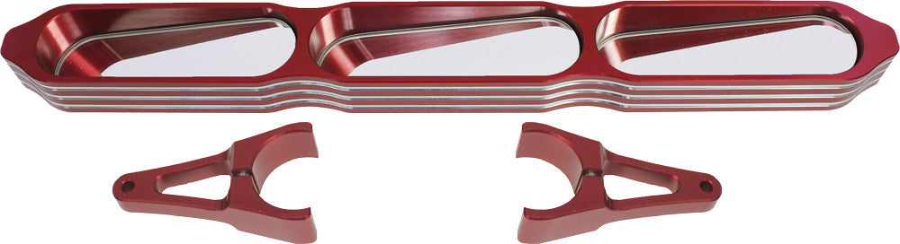 MODQUAD3-Panel Rear View Mirror (Red)R-MIR-6RD