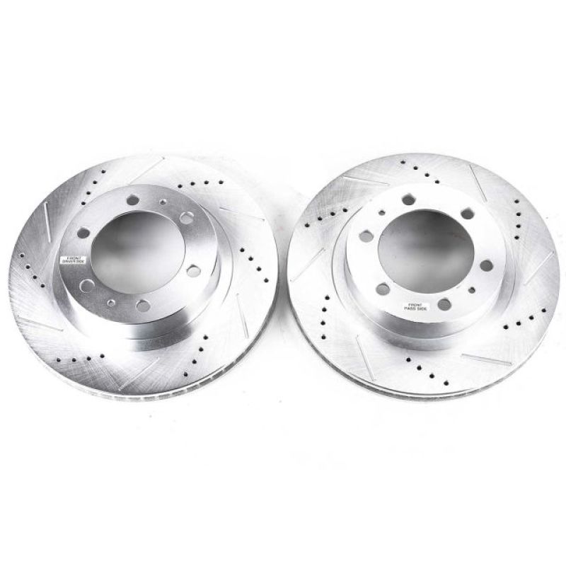 Power Stop 03-09 Toyota 4Runner Front Evolution Drilled & Slotted Rotors - Pair JBR1121XPR