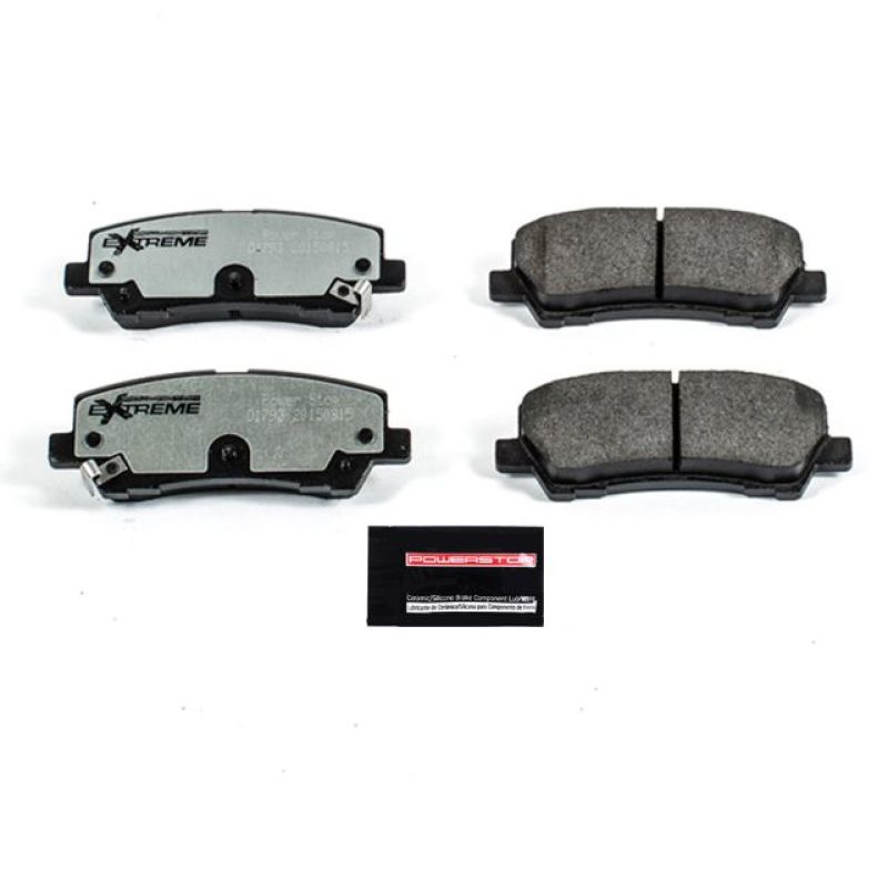 Power Stop 15-19 Ford Mustang Rear Z26 Extreme Street Brake Pads w/Hardware Z26-1793