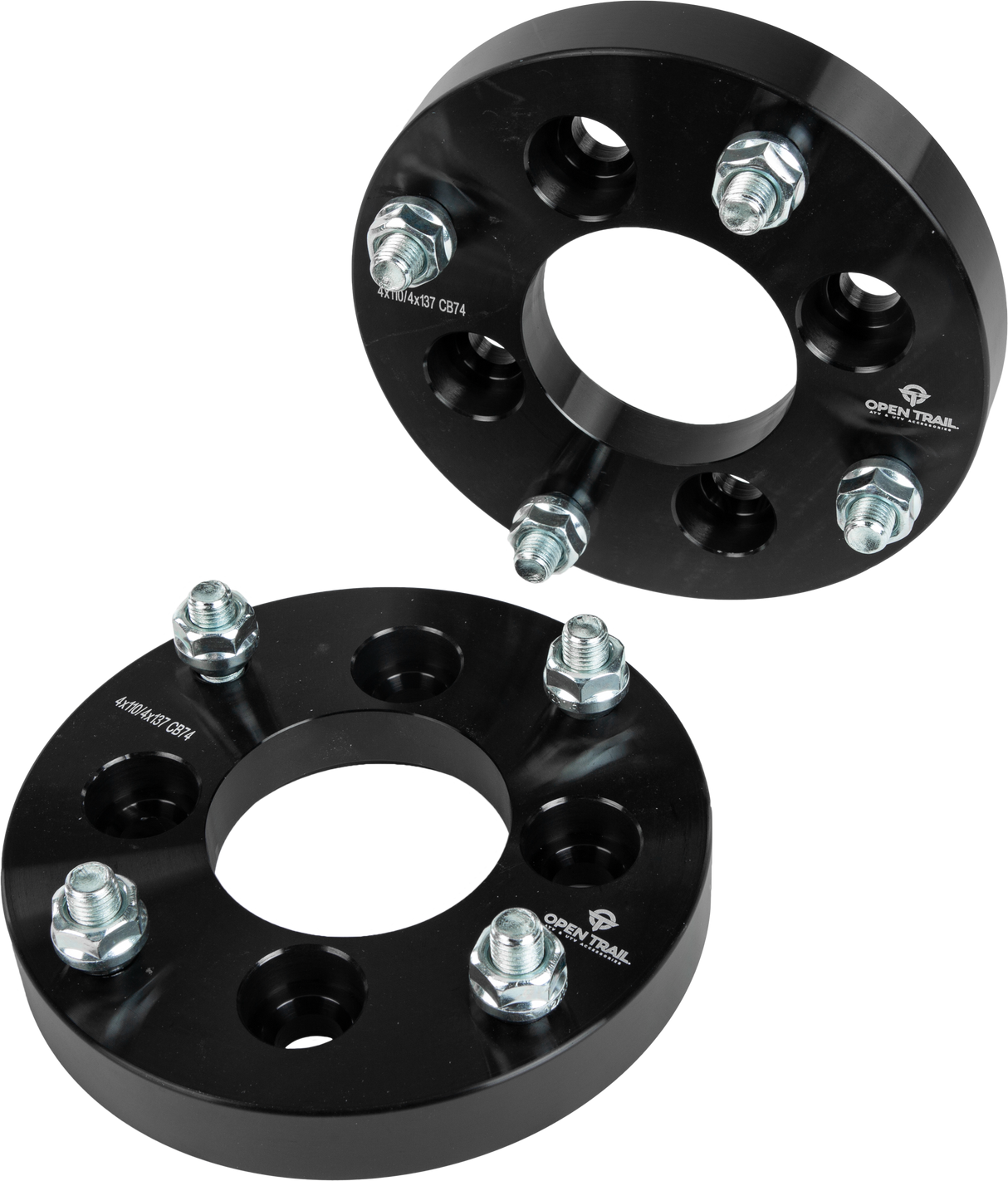 OPEN TRAILWheel Spacer Adapter 1" 4/110 To 4/137 12mm X 1.5mmAC-06687BK