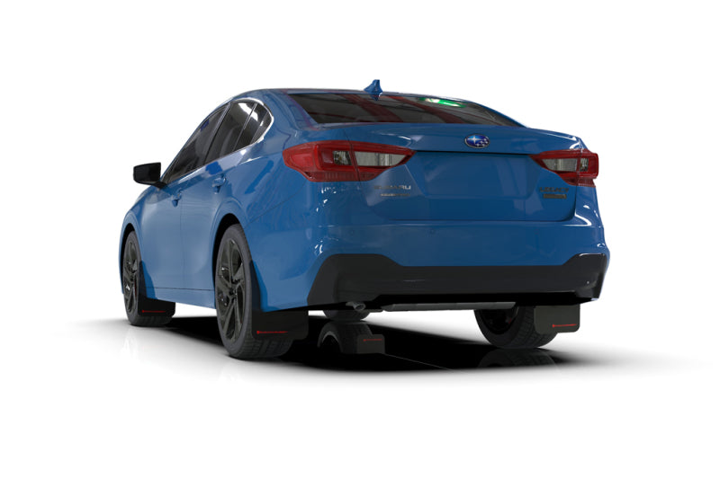 Rally Armor 20-22 Subaru Legacy Black UR Mud Flap w/ White Logo MF64-UR-BLK/WH