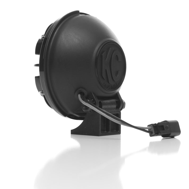 KC HiLiTES Apollo Pro 5in. Halogen Light 55w Spread Beam (Single) - Black 1451