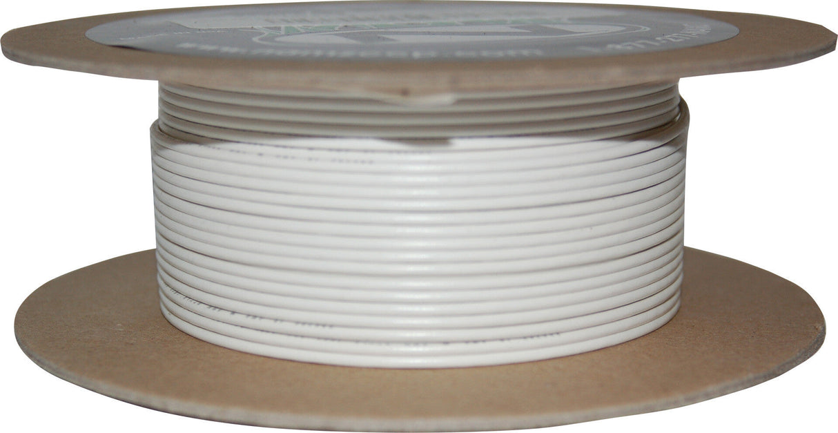 NAMZ CUSTOM CYCLE100' Spool 20-Gauge Wire (White)NWR-91-100-20