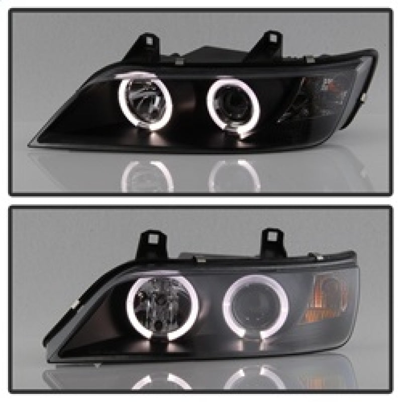 Spyder BMW Z3 96-02 Projector Headlights LED Halo Black High H1 Low H1 PRO-YD-BMWZ396-HL-BK 5009081