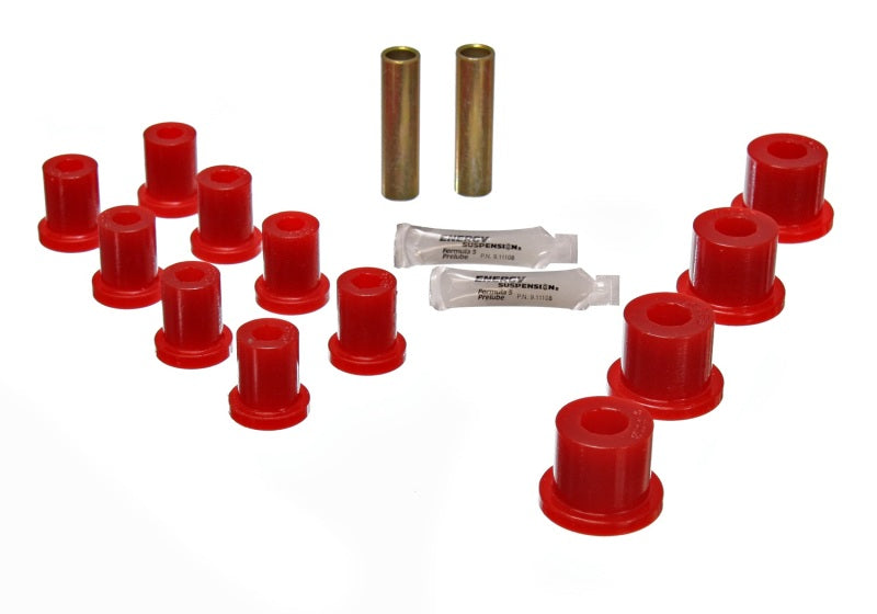 Energy Suspension Jeep Spring Bushing Set - Red 2.2116R