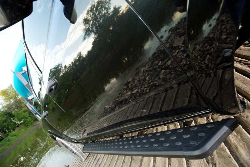 Deezee 99-23 Chevrolet/GMC/Dodge/Ford Full Size Running Board CrewCab Truck Board (Blk Trim) DZ 16321