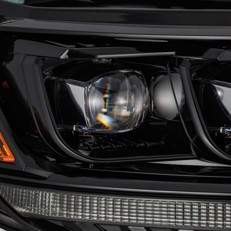 AlphaRex 19-21 Ford Ranger NOVA LED Proj Headlight Plnk Style Alpha Blk w/Activ Light/Seq Signal/DRL 880123