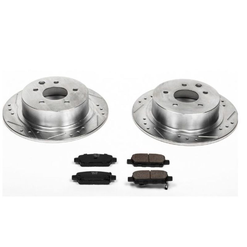 Power Stop 02-06 Nissan Altima Rear Z23 Evolution Sport Brake Kit K098