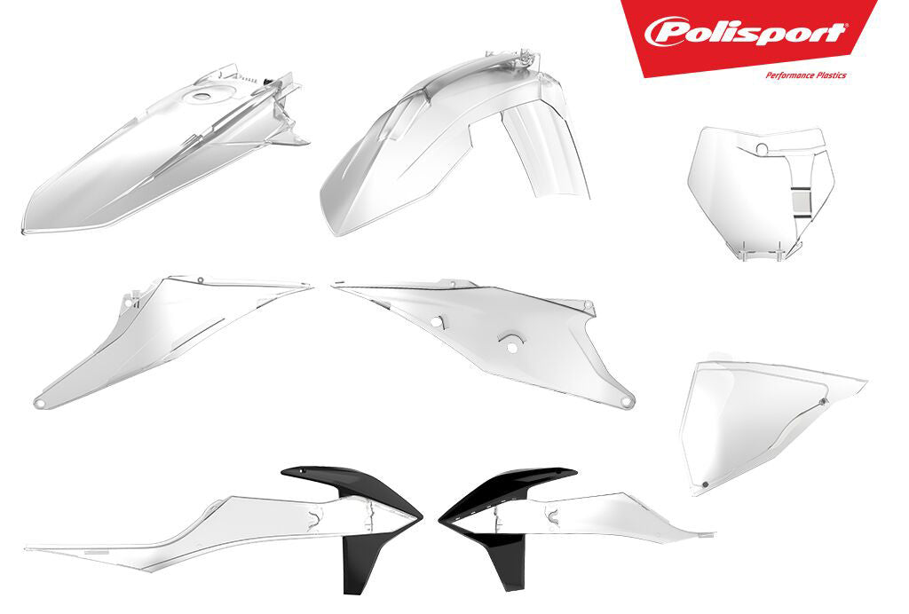 POLISPORT Plastic Body Kit Clear 90813