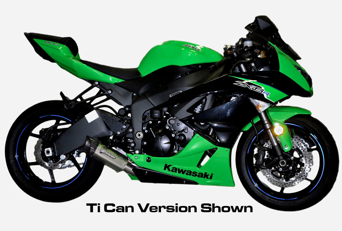Graves motorsports carbon slip-on exhaust ZX6R 2013-2018 636 2009 -2018 ZX6R EXK-13ZX6-CETC