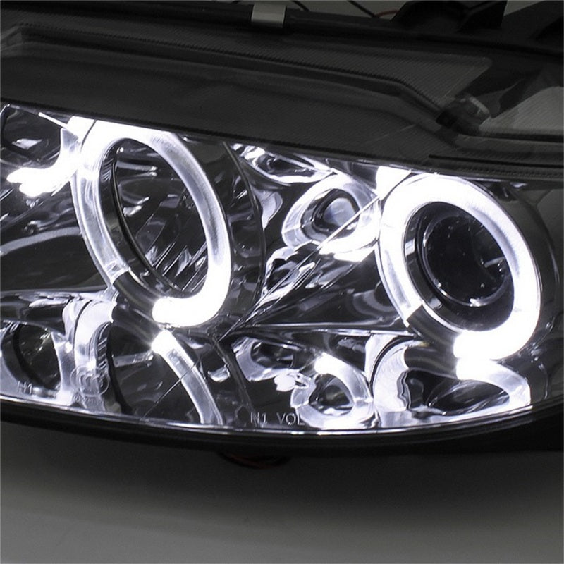 Spyder Mazda 6 03-05 With Fog Lights Projector Headlights LED Halo DRL Smke PRO-YD-M603-FOG-DRL-SM 5042545