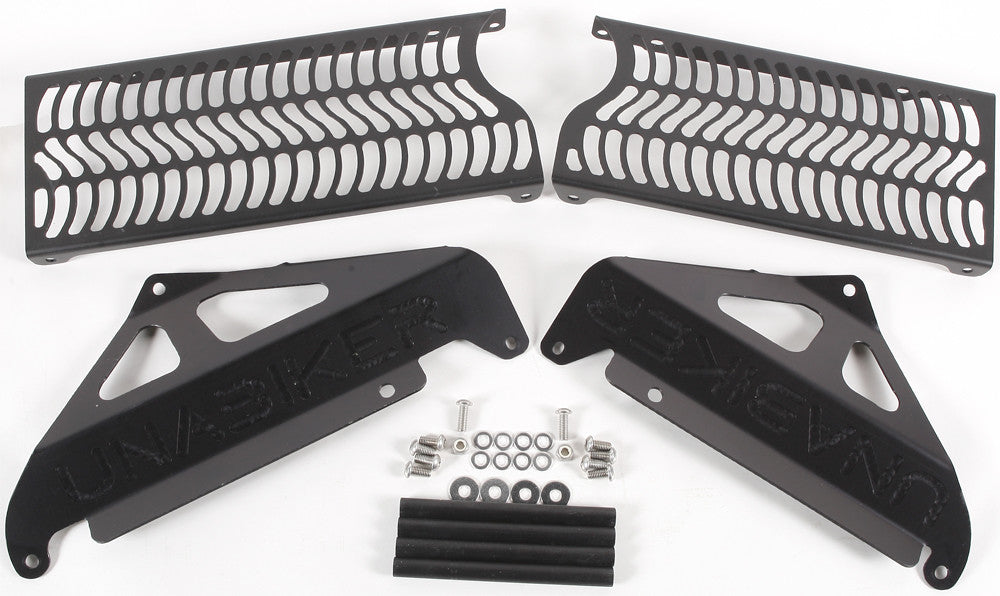 UNABIKER Radiator Guard (Black) KKX09250F-K