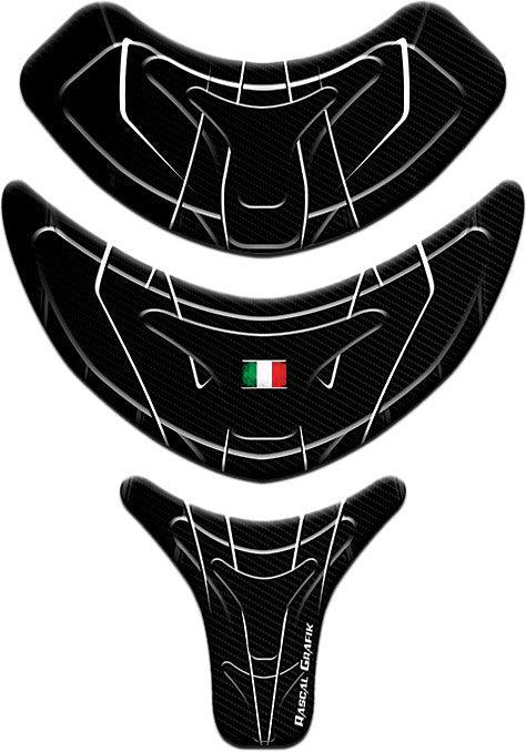 RASCAL GRAFIK Tank Pad Ducati Black RA39501