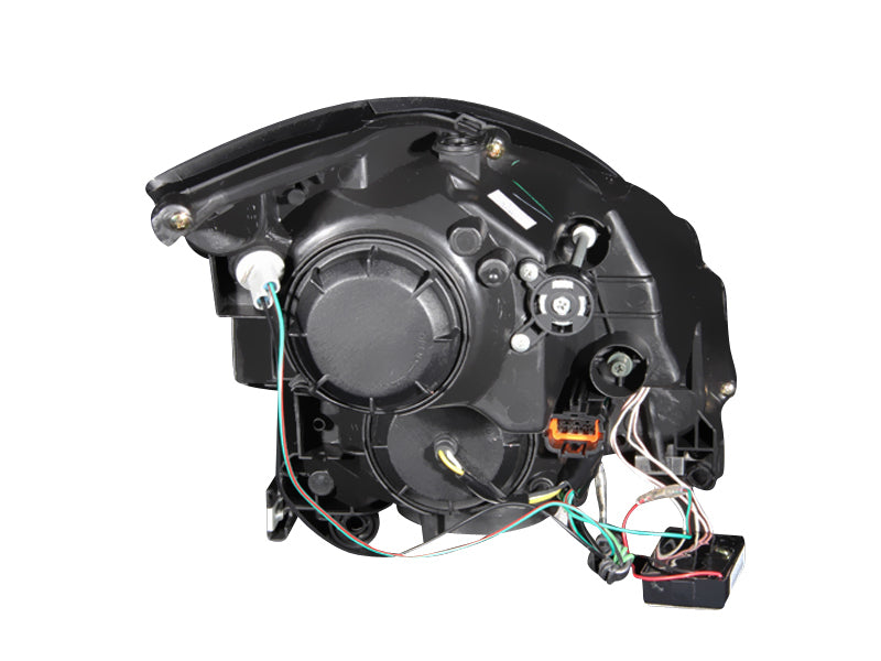 ANZO 2003-2007 Infiniti G35 Projector Headlights w/ Halo Black (CCFL) (HID Compatible) 121363