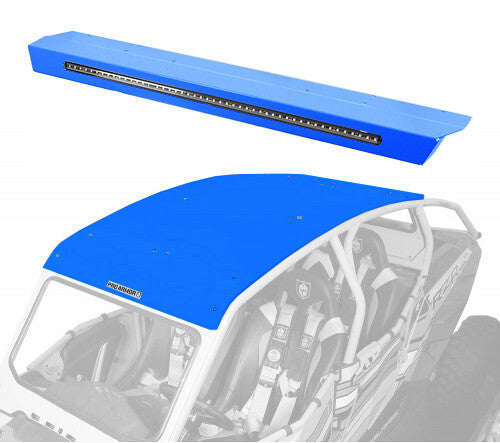 PRO ARMOR Asylum Rear Wing W/ Lightbar Voodoo Blue P144R123VB