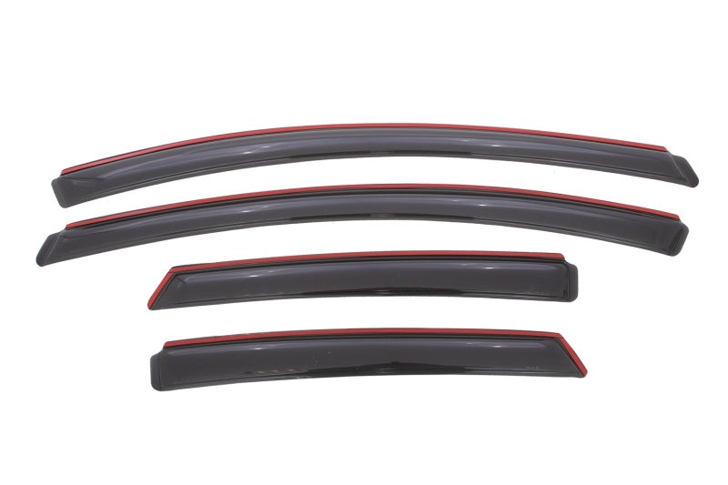 AVS 12-18 Ford Focus Ventvisor In-Channel Front & Rear Window Deflectors 4pc - Smoke 194373