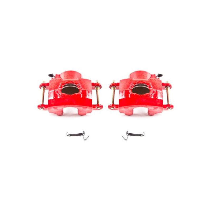 Power Stop 94-96 Chevrolet Impala Front Red Calipers w/o Brackets - Pair S4020