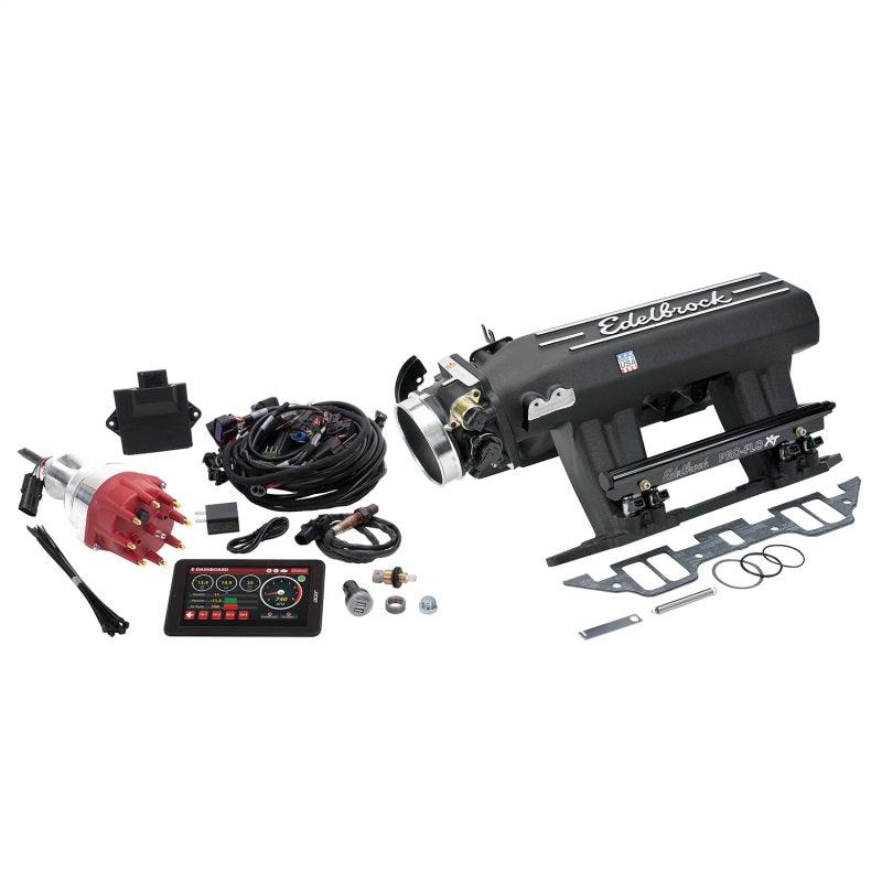 Edelbrock Pro Flo 4 XT EFI System Seq Port BB Chrysler RB 413-440ci 625 Max HP 35lb/hr Black Finish 35923
