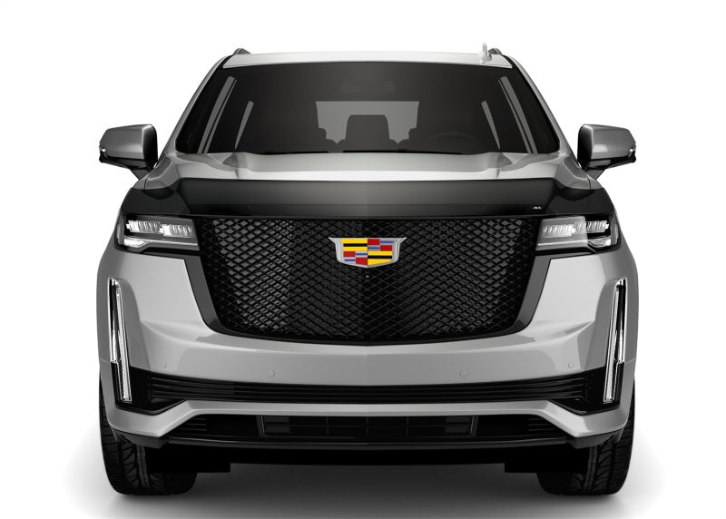 AVS 2021 Cadillac Escalade High Profile Bugflector II Hood Shield - Smoke 25970