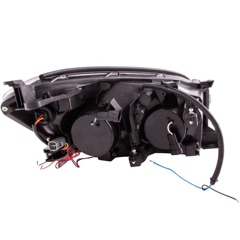 ANZO 2006-2008 Toyota Rav4 Projector Headlights w/ Halo Black 111120