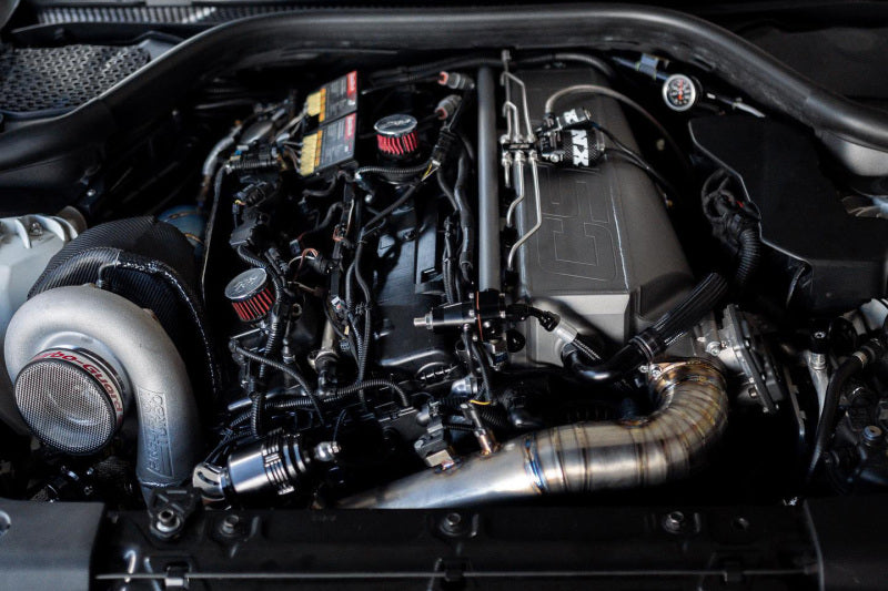 CSF Gen 2 B58 Race X Charge-Air-Cooler Manifold - Thermal Black Finish 8400B