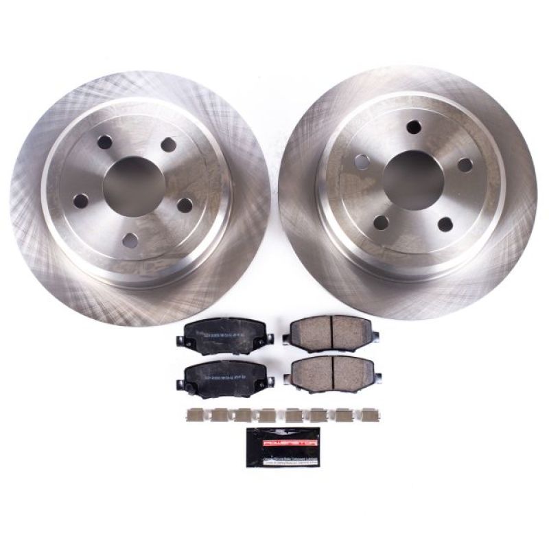 Power Stop 07-17 Jeep Wrangler Rear Autospecialty Brake Kit KOE3090