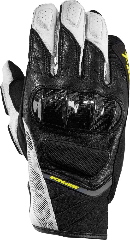 SPIDI Str-4 Coupe Glove Black/White/Yellow Md A162-242 MD