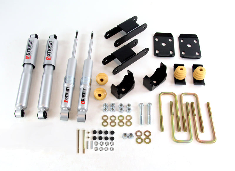 Belltech 2015 GM Colorado/Canyon Ext Cab Short Bed Lowering Kit w/ND II Shocks - 0-3in F/4in R Drop 999SP