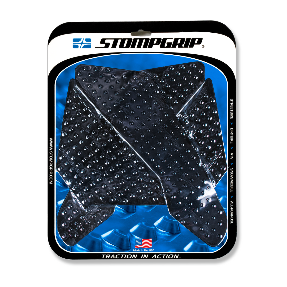 STOMPGRIP Tank Pad Kit Volcan Black 55-10-0142B