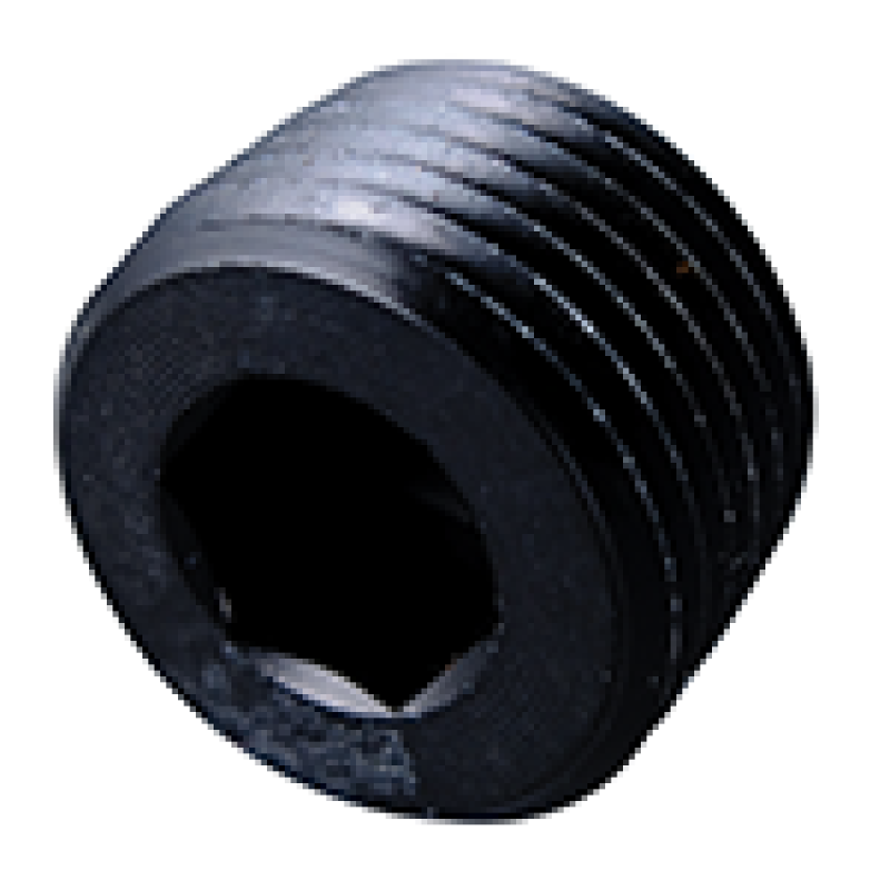 Fragola 3/8 NPT Pipe Plug- Internal Black 493204-BL