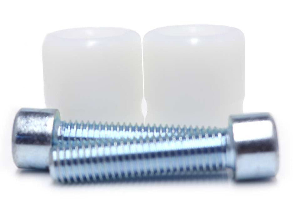 SHOGUN Bar End Sliders White 725-1730