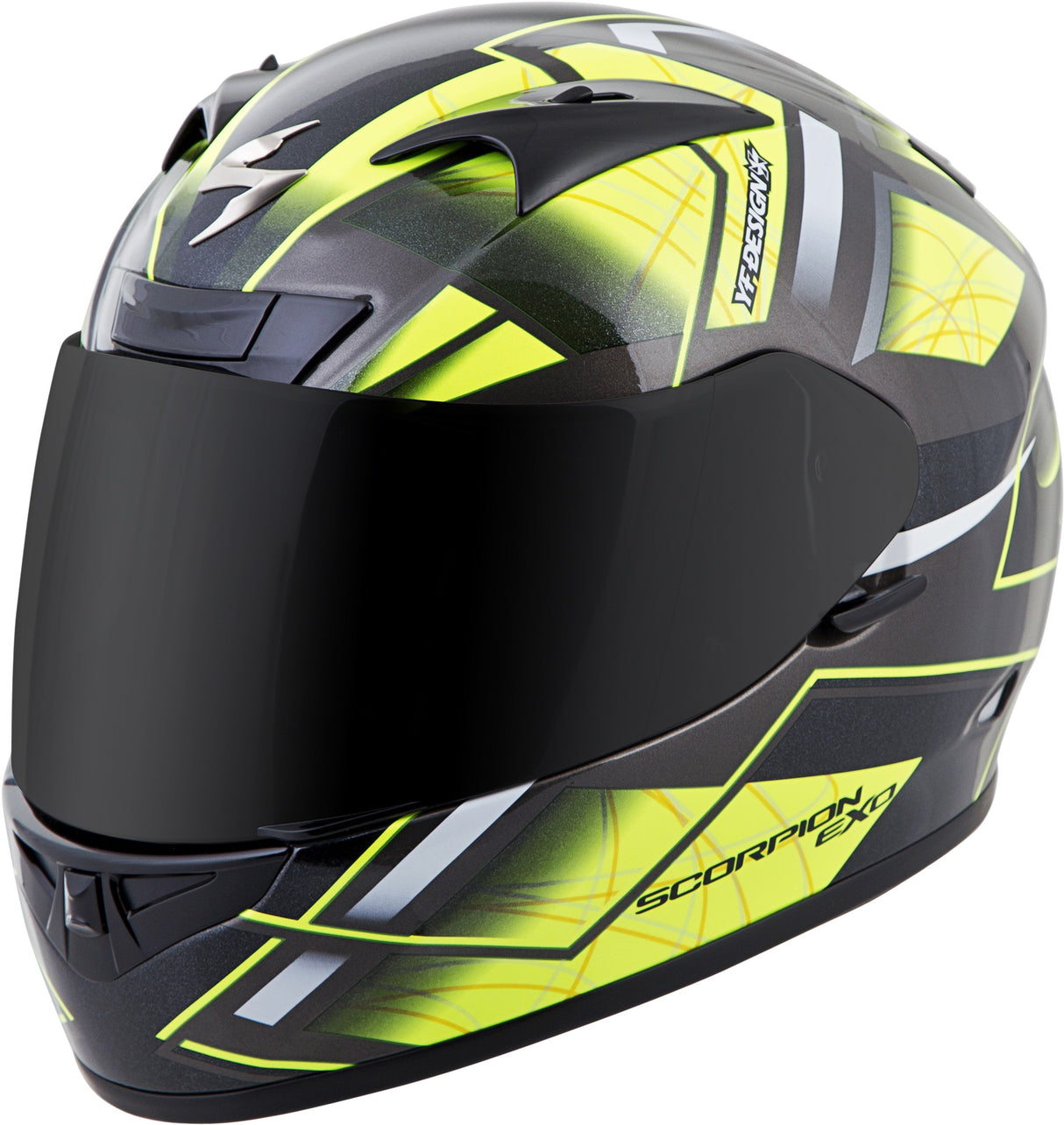 SCORPION EXO Exo-R710 Full-Face Helmet Fuji Neon 2x 71-4317
